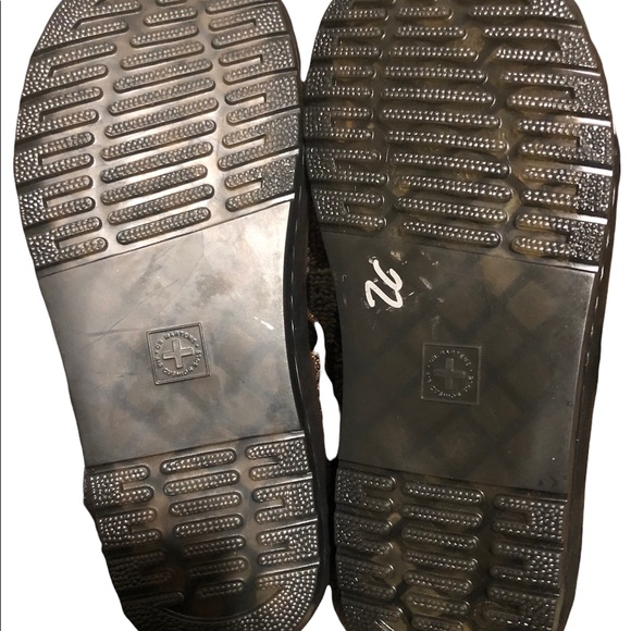 Dr. Martens Carmela Brown Gold Shimmer Women’s Slip on Sandal Sz 8 - Picture 5 of 8